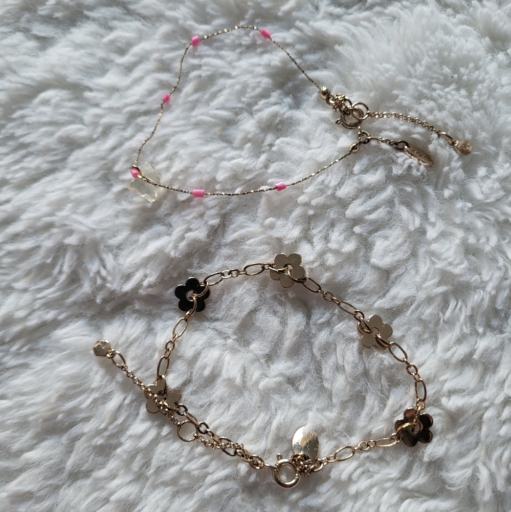 2 Gold Bracelets